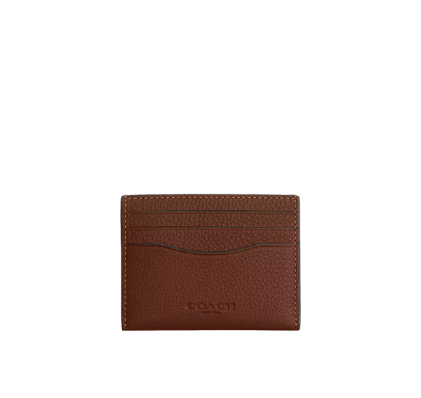 Coach Women's Slim Id Card Case Saddle