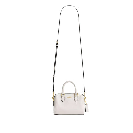 Coach Women's Mini Rowan Crossbody Bag Gold/Chalk