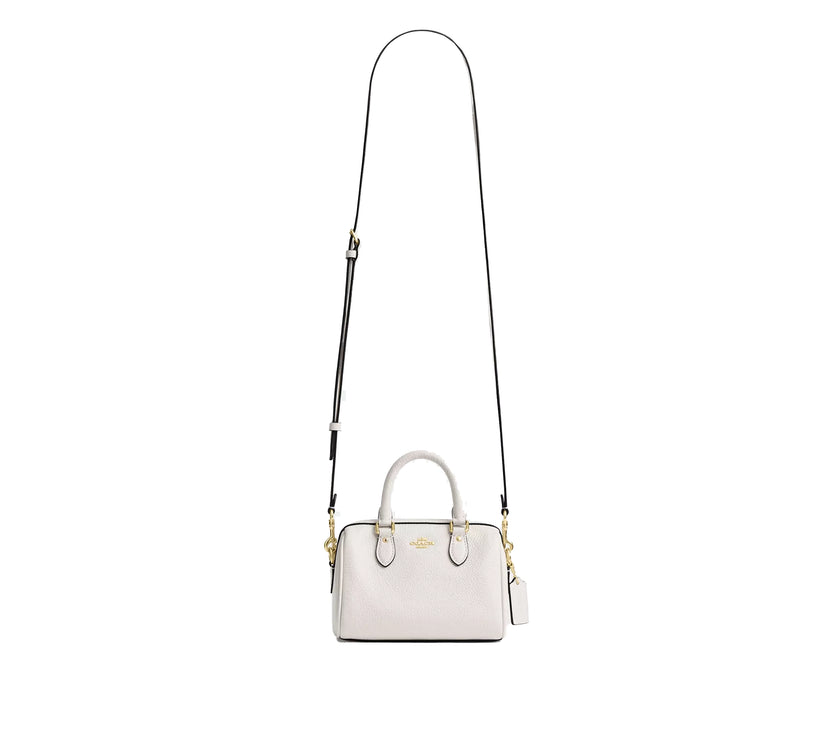 Coach Women's Mini Rowan Crossbody Bag Gold/Chalk