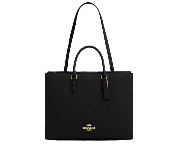 Coach Women's Maggie Tote Bag Gold/Black