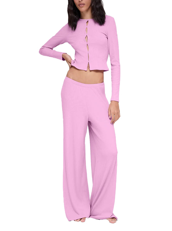 alo Women's Dreamlight Long Sleeve Top Candy Heart Pink