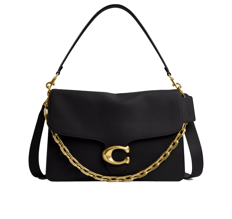 Coach Women's Chain Tabby Shoulder Bag 35 Brass/Black