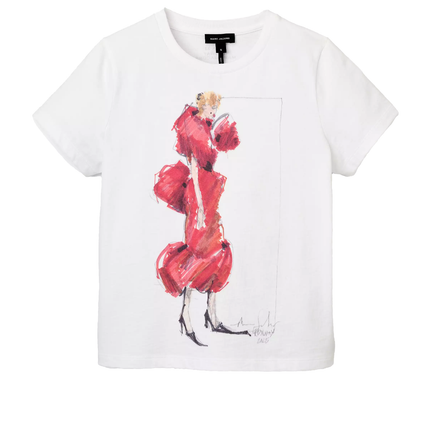 Marc Jacobs Women's Look 33 Baby Tee White