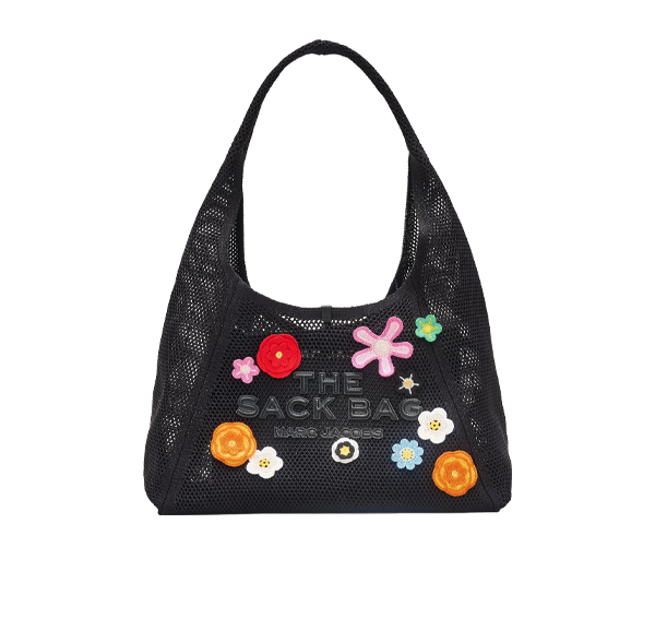 Marc Jacobs Women's The Daisy Crochet Sack Bag Black