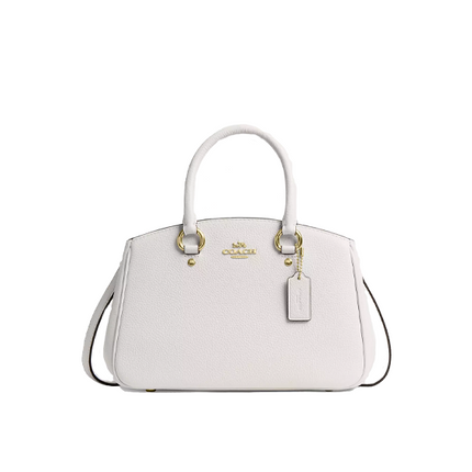 Coach Women's Savannah Small Carryall Bag Gold/Chalk