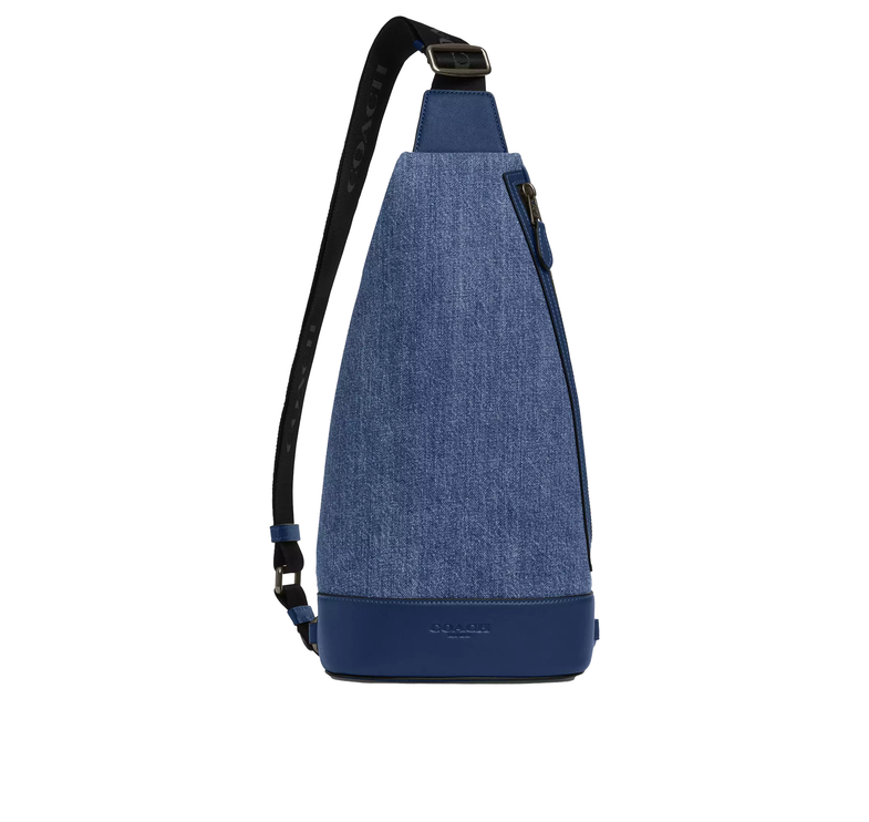 Coach Unisex Dominic Sling Pack Qb/Denim/Deep Blue