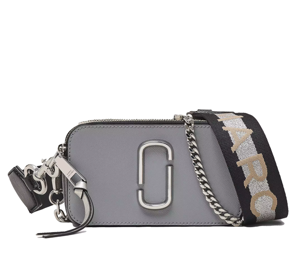 Marc Jacobs Women's The Chain Snapshot Wolf Grey Multi Stripe