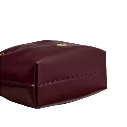 Coach Women's Evelyn Shoulder Bag Gold/Dark Wine