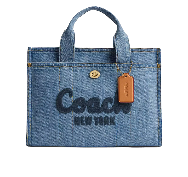 Coach Women's Cargo Tote Bag Brass/Indigo