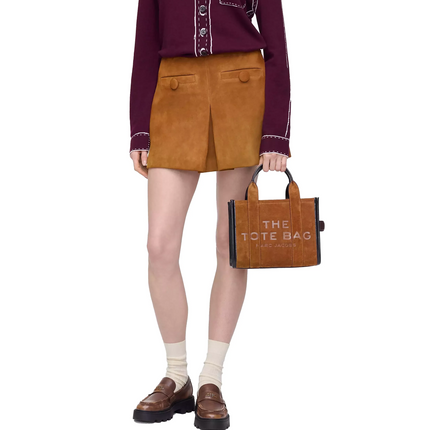 Marc Jacobs Women's The Suede Small Tote Bag Copper