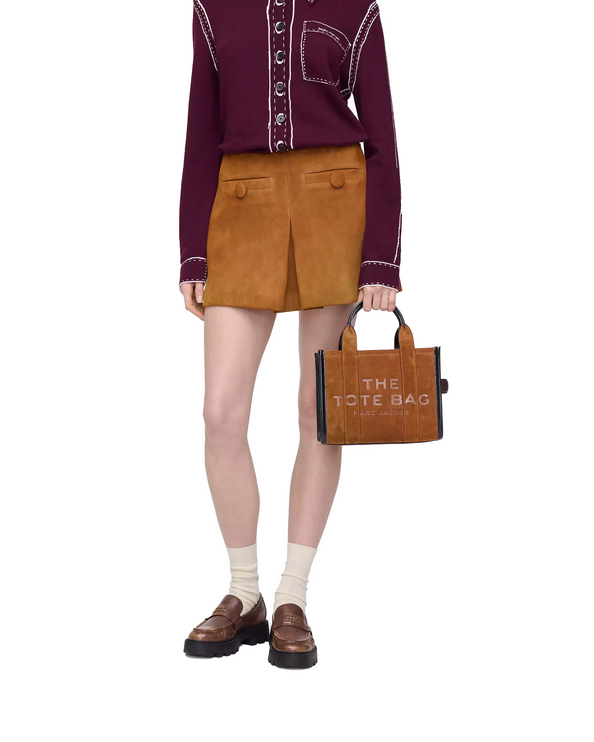 Marc Jacobs Women's The Suede Small Tote Bag Copper