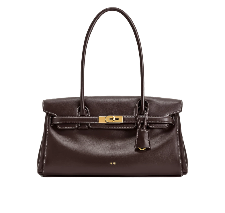 JW PEI Women's Yara Shoulder Bag - Dark Brown