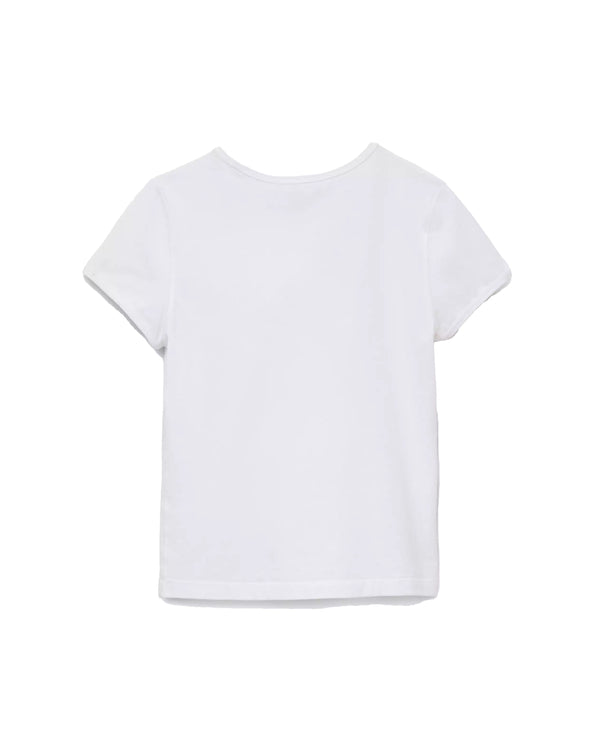Marc Jacobs Women's Charm Logo Shrunken Tee White