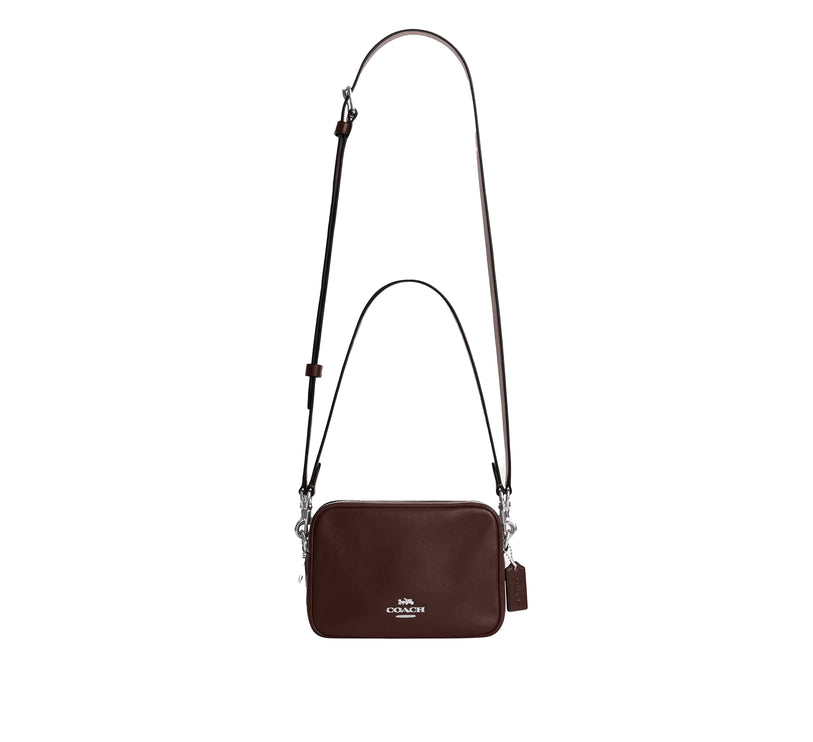 Coach Women's Mini Carey Crossbody Bag Silver/Maple