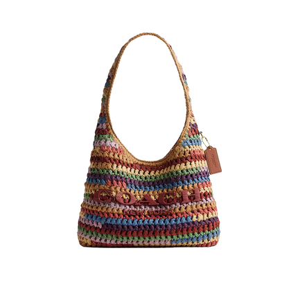 Coach Women's Brooklyn Shoulder Bag 28 Brass/Multi
