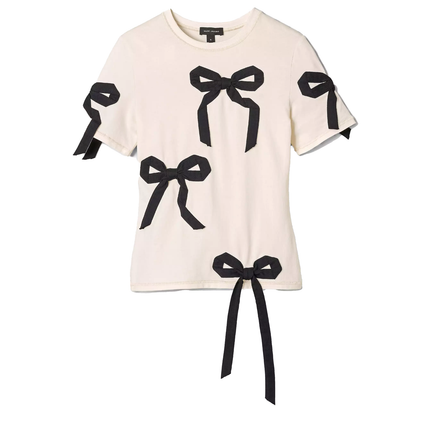Marc Jacobs Women's Bow Shrunken Tee White