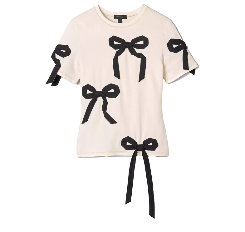 Marc Jacobs Women's Bow Shrunken Tee White