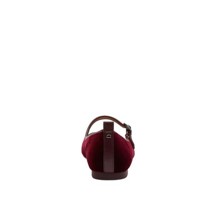 Coach Women's C Rivet Mary Jane Burgundy/Merlot