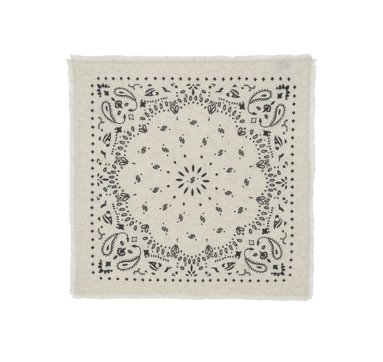 KUJTEN Women's Small Bandana Hachi Oats White