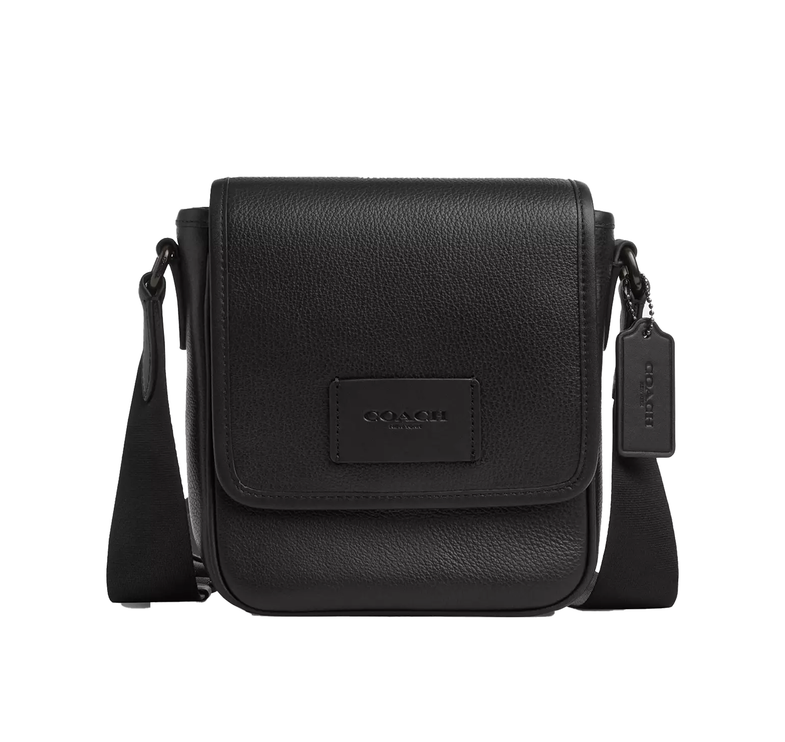 Coach Unisex Lucas Crossbody Bag Black Copper/Black