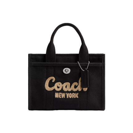 Coach Women's Cargo Tote Bag 20 Silver/Black