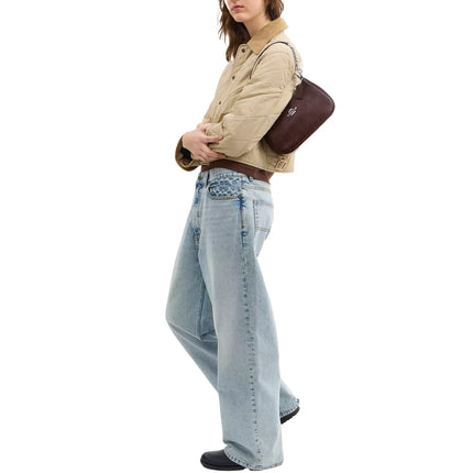 Coach Women's Teri Shoulder Bag With Quilting Silver/Maple