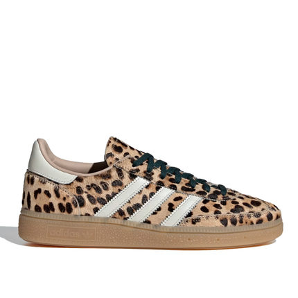 Adidas Women's Leopard Print Handball Spezial Shoes Magic Beige/Ivory/Aurora Ivy