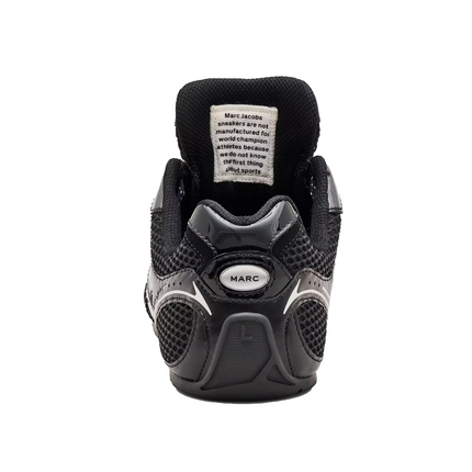 Marc Jacobs Unisex The 72 Spring Sneaker Black