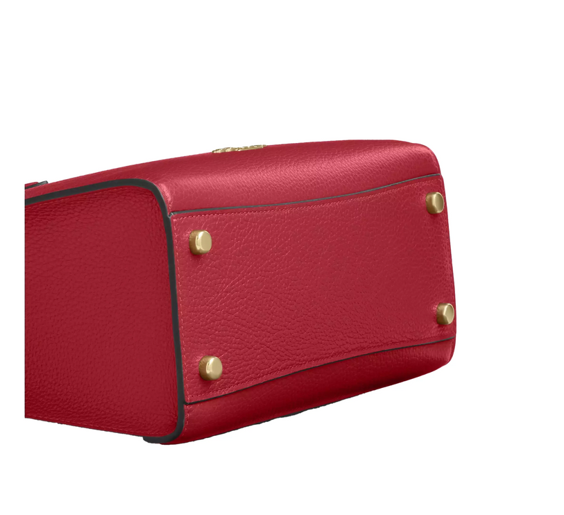 Coach Women's Maggie Small Tote Bag Gold/True Red