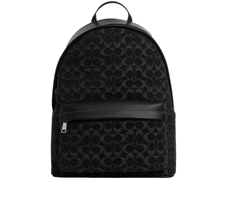 Coach Unisex Taylor Backpack In Signature Denim Silver/Black