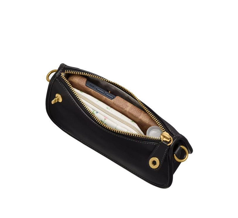 Coach Women's Swinger Bag 20 Brass/Black