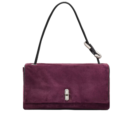 Marc Jacobs Women's The Suede Large Dual Dark Plum