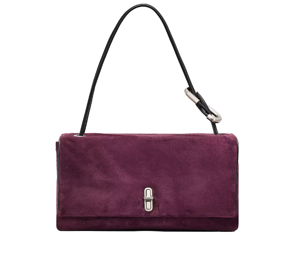 Marc Jacobs Women's The Suede Large Dual Dark Plum