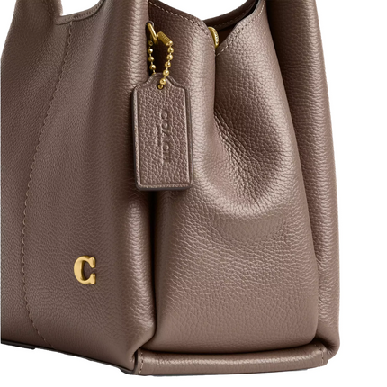 Coach Women's Lana Shoulder Bag 23 Brass/Dark Stone