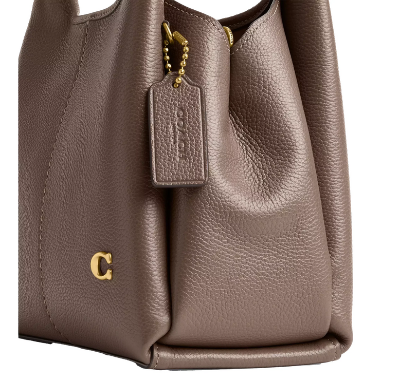 Coach Women's Lana Shoulder Bag 23 Brass/Dark Stone