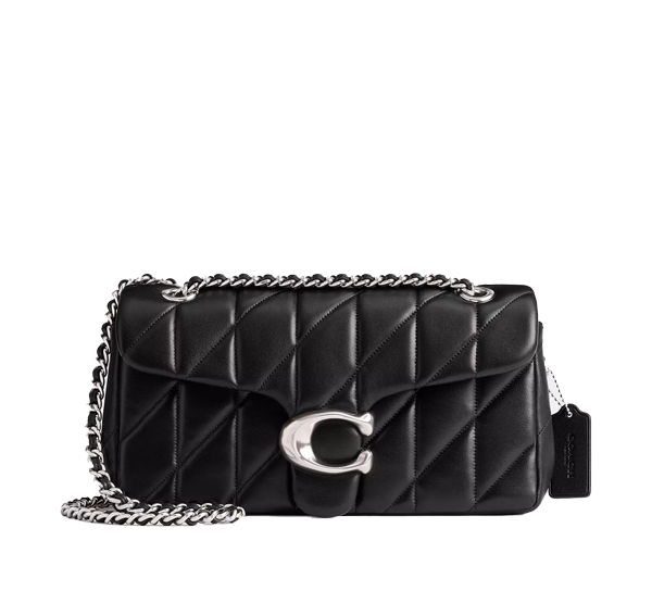 Coach Women's Tabby Shoulder Bag 26 With Pillow Quilting Silver/Black