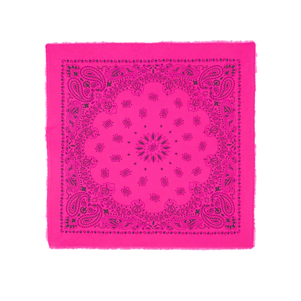 KUJTEN Women's Small Bandana Hachi Bico Neon Pink