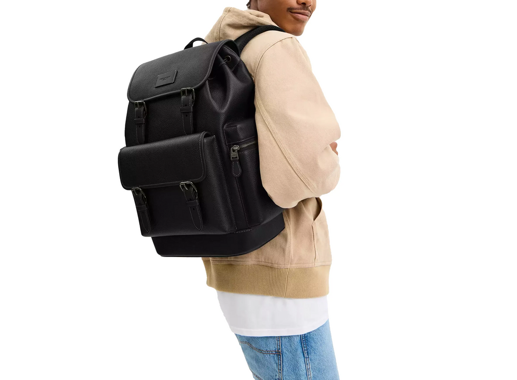 Coach Unisex Sprint Backpack Black Copper Finish/Black/Black