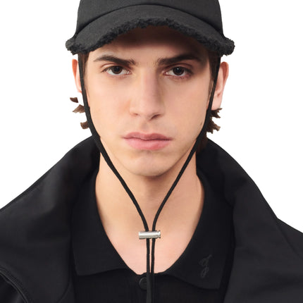 Jacquemus Unisex The Artichaut Cap Black