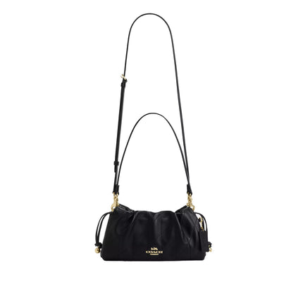 Coach Women's Faye Shoulder Bag With Quilting Gold/Black