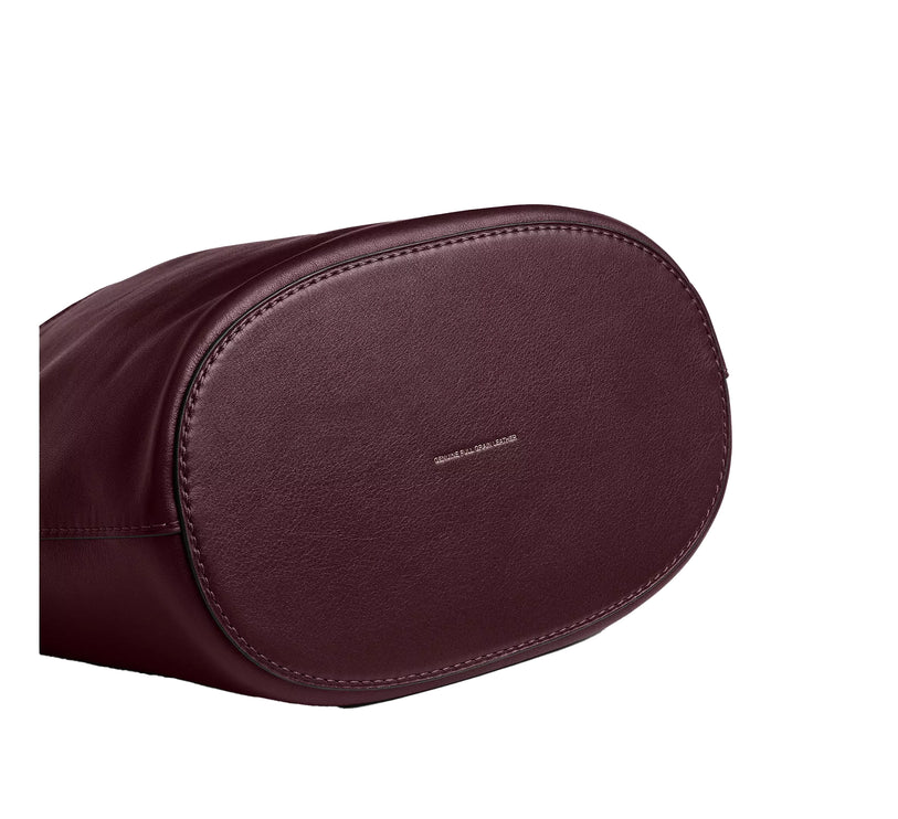 Coach Women's Bleecker Bucket Bag Brass/Merlot