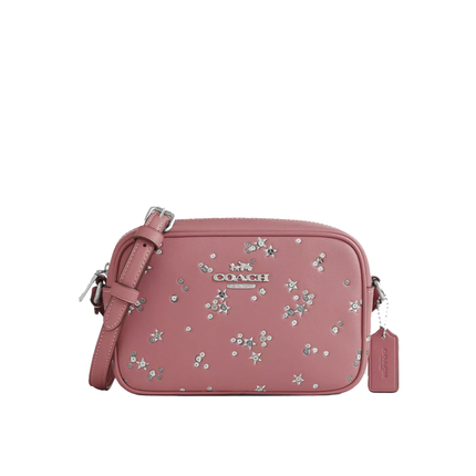 Coach Women's Mini Jamie Camera Bag With Star Print Pink/Silver