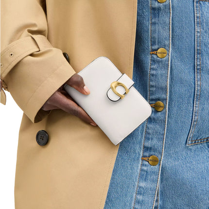 Coach Women's Tabby Wallet Brass/Chalk