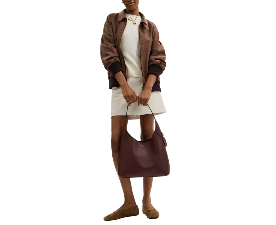 Coach Women's Brooklyn Shoulder Bag 34 Brass/Maple