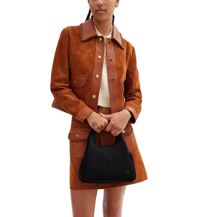 Coach Women's Lana Shoulder Bag 23 Pewter/Black