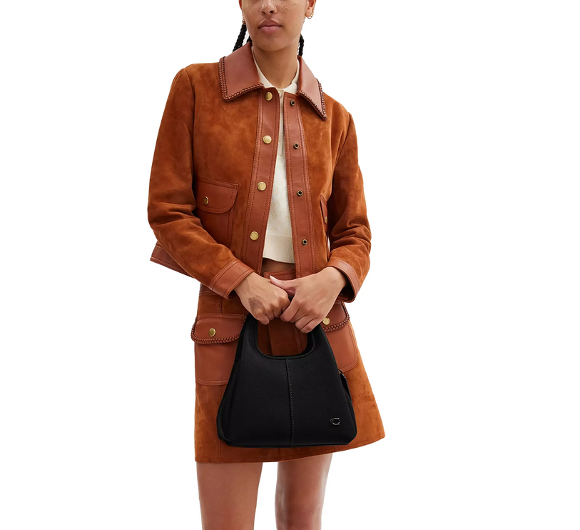 Coach Women's Lana Shoulder Bag 23 Pewter/Black