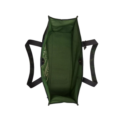 Coach Unisex Tote With Camo Print And Rexy Army Green Multi