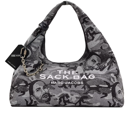 Marc Jacobs Women's The Marc Camo Denim XL Sack Bag Denim