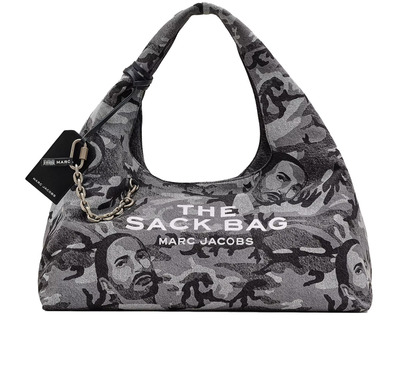 Marc Jacobs Women's The Marc Camo Denim XL Sack Bag Denim