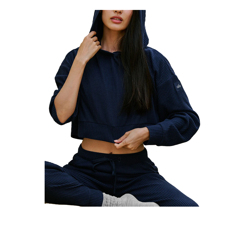 alo Women's Muse Hoodie - Navy